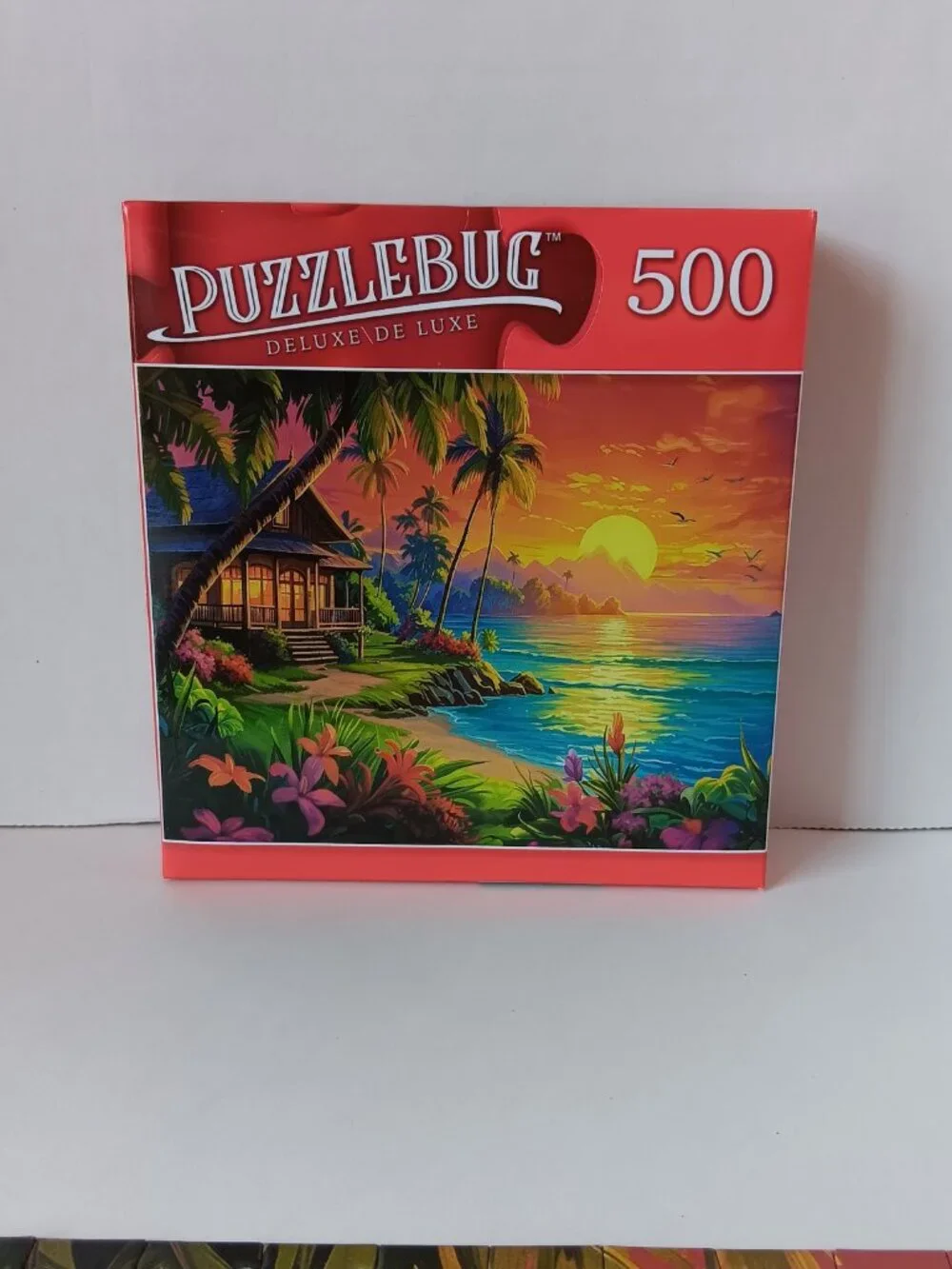 (5) 500 Piece PuzzleBug Cardboard Jigsaw Puzzles